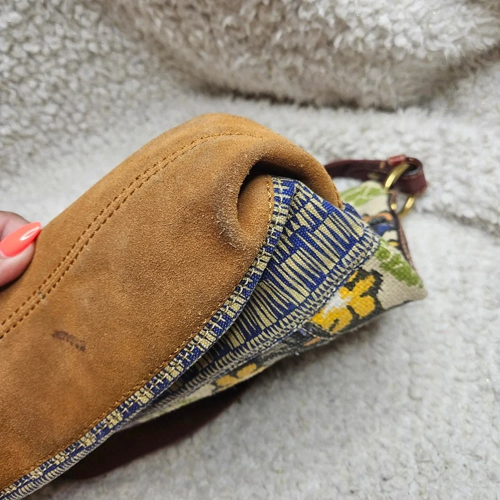Fossil Long Live Vintage 1954 Floral Tapestry Pattern‎ Crossbody Purse